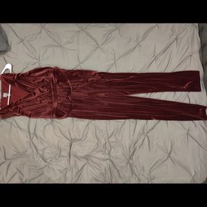 ASOS Velvet Jumpsuit